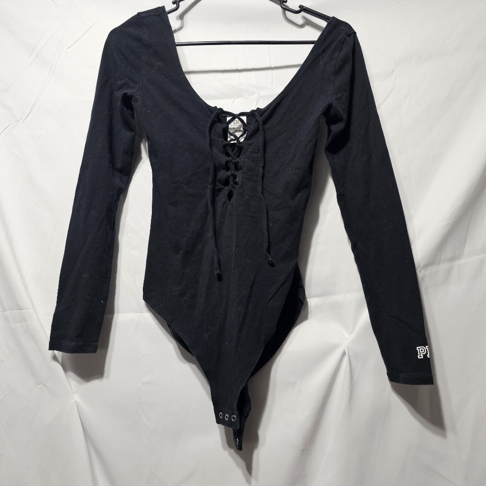 PINK Victoria's Secret bodysuit long sleeve shirt